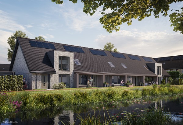 De Nieuwe Koepel l Fase 2C l Levensloopbestendige middenwoning met veranda aan de voorzijde
